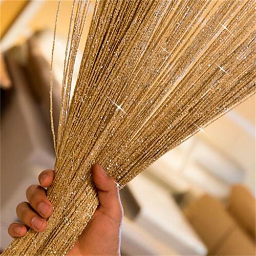 

Door Panel Curtains Drapes Bedroom Stripe / Contemporary Embossed
