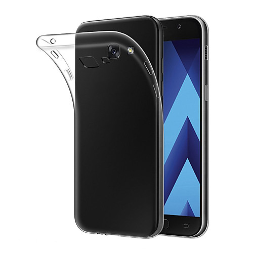 

Case For Samsung Galaxy A3(2017) Transparent Back Cover Solid Colored Soft TPU