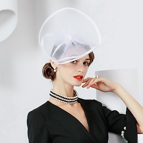 

Tulle Headwear with Lace 1pc Wedding / Party / Evening Headpiece