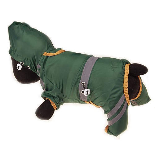 

Dog Cat Pets Coat Rain Coat Waterproof Simple Solid Colored Sports & Outdoors Fashion Outdoor Dog Clothes Puppy Clothes Dog Outfits Yellow Red Dark Green Costume for Girl and Boy Dog Acrylic Fibers