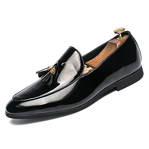 

Men's Loafers & Slip-Ons Formal Shoes Comfort Shoes Office & Career PU White Black Spring & Fall