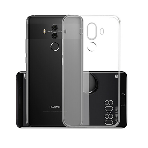 

Кейс для Назначение Huawei Mate 10 pro Прозрачный Кейс на заднюю панель Однотонный Мягкий ТПУ для Mate 10 pro
