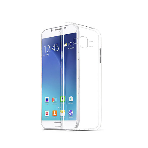 

Кейс для Назначение SSamsung Galaxy A8 2018 Прозрачный Кейс на заднюю панель Однотонный Мягкий ТПУ для A8