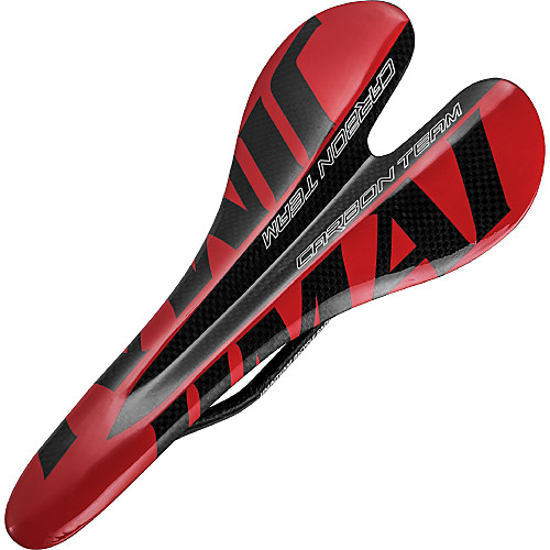 

Bike Saddle / Bike Seat Comfort Carbon Fiber Cycling Road Bike Mountain Bike MTB Red