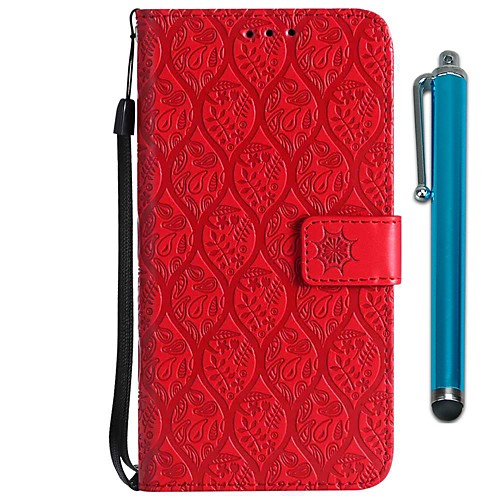 

Case For Motorola MOTO G6 / Moto G6 Plus / Moto G5 Wallet / Card Holder / with Stand Full Body Cases Flower Hard PU Leather