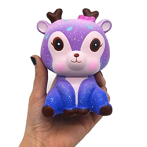 

Squishy Squishies Squishy Toy Squeeze Toy / Sensory Toy Jumbo Squishies 1 pcs Deer Galaxy Starry Sky Stress and Anxiety Relief Super Soft Slow Rising Poly urethane For Kid's Adults' Boys' Girls' Gift