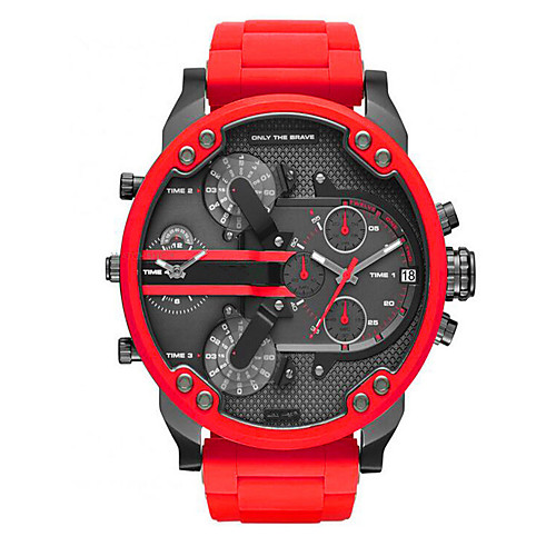 

Муж. Спортивные часы Наручные часы Кварцевый Крупногабаритные Нержавеющая сталь Керамика Черный / Белый / Серебристый металл Календарь С двумя часовыми поясами Круто слов / фраз Аналоговый Роскошь -