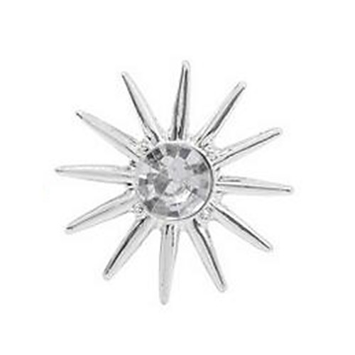 

Open Cuff Ring Cubic Zirconia Silver Alloy Sun Ladies Simple Elegant Adjustable / Adjustable Ring