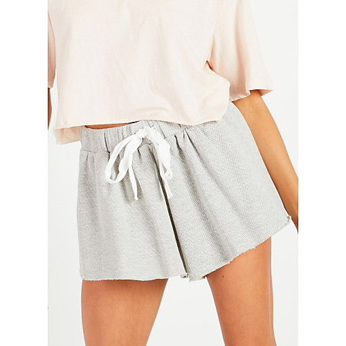 

Women's Active Sports Holiday Shorts Pants Solid Colored Yellow Blushing Pink Gray