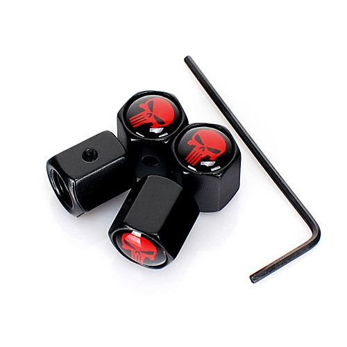 

4pcs Car Valve Cap Cartoon Buckle Type For Car Wheel For universal All Models All years