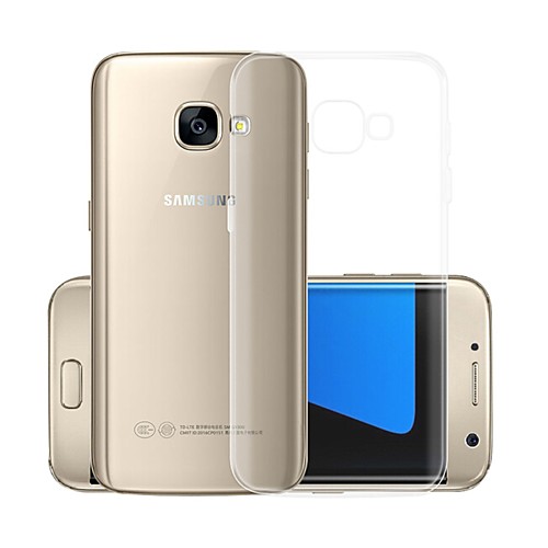 

Кейс для Назначение SSamsung Galaxy A5(2017) Прозрачный Кейс на заднюю панель Однотонный Мягкий ТПУ для A5 (2017)