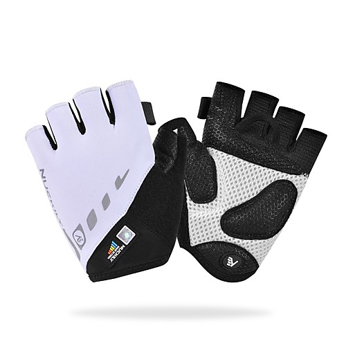 

Nuckily Bike Gloves / Cycling Gloves Mountain Bike Gloves Mountain Bike MTB Road Bike Cycling Anti-Slip Breathable Shockproof Protective Fingerless Gloves Half Finger Sports Gloves Terry Cloth Blue