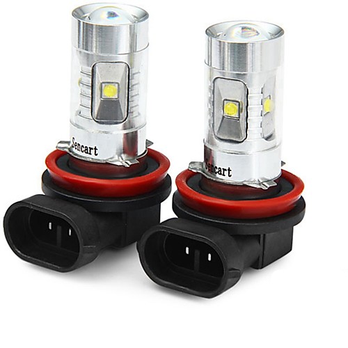 

SENCART Motorcycle / Car LED Fog Lights H8 Light Bulbs 1800-2100 lm SMD LED 30 W 6 For universal All years 2pcs