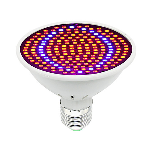 

Grow Light for Indoor Plants LED Plant Growing Light LED Growing Light Bulb 30W 85-265V 1600 lm E26/E27 200 LED Beads SMD 5730 Decorative Red Blue RoHS FCC