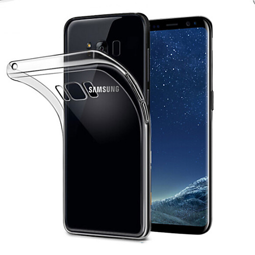 

Кейс для Назначение SSamsung Galaxy S8 Прозрачный Кейс на заднюю панель Однотонный Мягкий ТПУ для S8