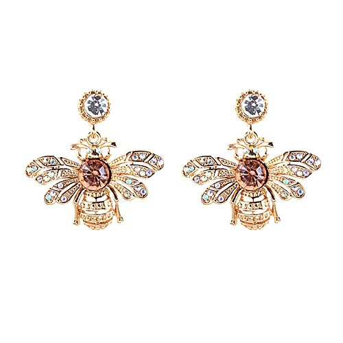 

Drop Earrings Bee Ladies Fashion Earrings Jewelry Gold For Gift Daily