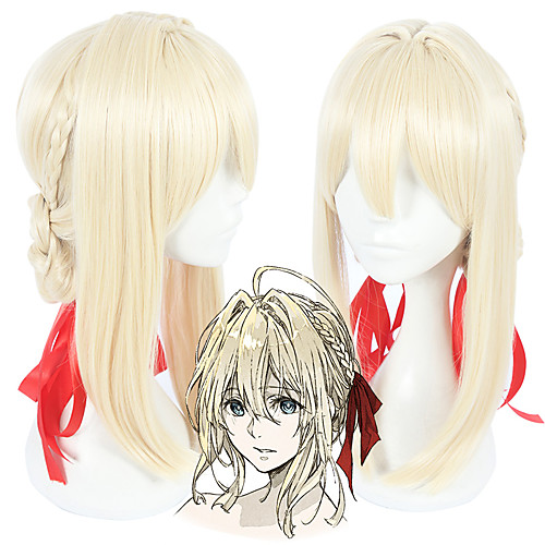 

Violet Evergarden Violet Evergarden Cosplay Wigs All 18 inch Heat Resistant Fiber Anime Wig