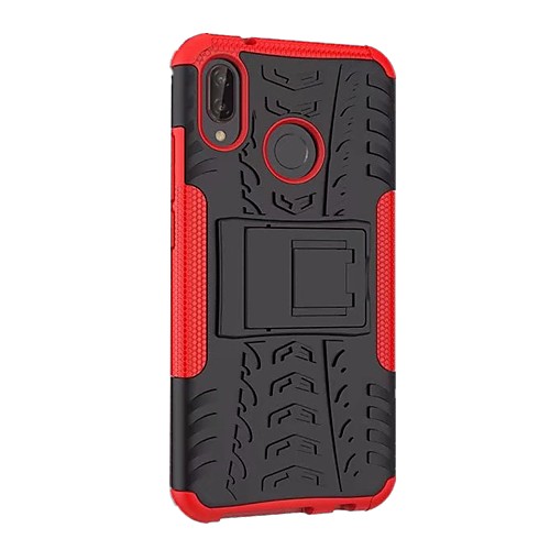 

Phone Case For Huawei Back Cover Huawei P20 lite Shockproof with Stand Armor Armor Hard PC