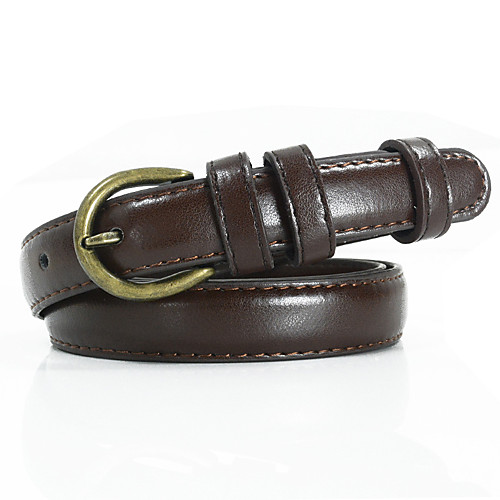 

Women's Skinny Belt Leather Belt Solid Colored / Work
