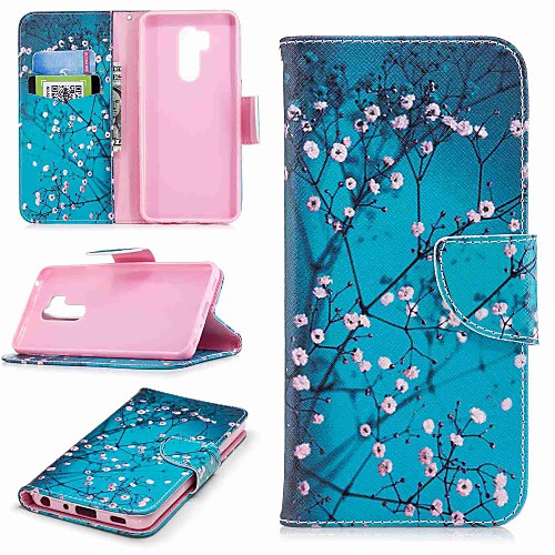 

Case For LG LG V30 / LG V20 / LG Q6 Wallet / Card Holder / with Stand Full Body Cases Flower Hard PU Leather / LG G6