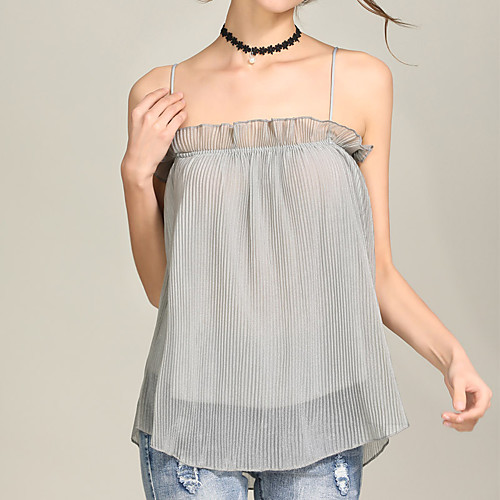 

Women's T shirt Solid Colored Tassel Fringe Short Sleeve Daily Tops Cotton Vintage Beige Gray