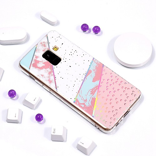 

Case For Samsung Galaxy A6 (2018) / A6 (2018) / A3(2017) Plating / IMD / Pattern Back Cover Marble Soft TPU
