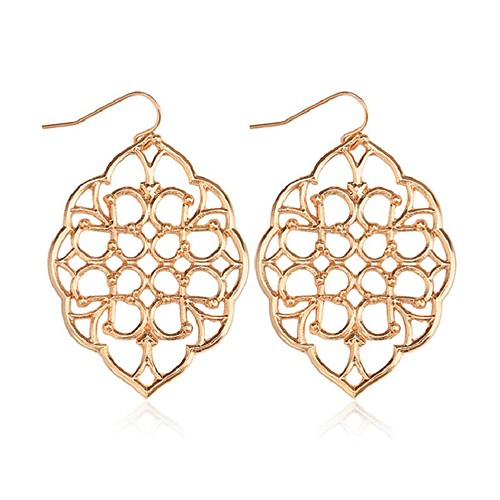 

Women's Drop Earrings Long Ladies Vintage Fashion Earrings Jewelry Black / Gold / Silver For Daily School 1 Pair