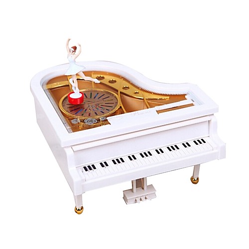 

Music Box Ballerina Music Box Music Box Dancer Classic Romantic Piano Rotating Unique Plastic Women's Girls' Female Kid's Adults Kids Graduation Gifts Toy Gift
