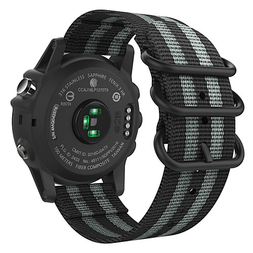 

Watch Band for Fenix 5x / Fenix 3 HR / Fenix 3 Garmin Sport Band Nylon Wrist Strap