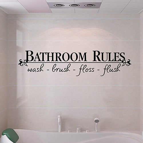 

Stickers & Tapes / Bathroom Sticker Simple / Waterproof / Self-adhesive Ordinary / Modern / Contemporary PVC(PolyVinyl Chloride) 1pc