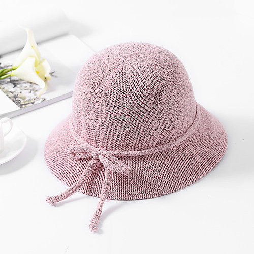 

Women's Basic Holiday Canvas Sun Hat-Solid Colored Summer Black Blushing Pink Navy Blue