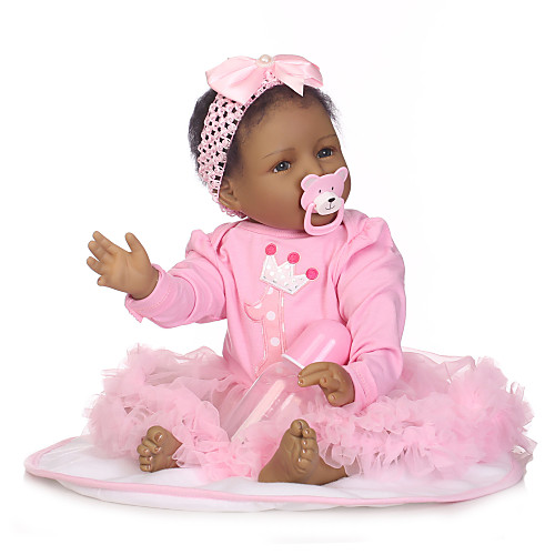 

NPKCOLLECTION 24 inch NPK DOLL Reborn Doll Girl Doll Baby Girl Reborn Toddler Doll Newborn Gift Child Safe Non Toxic Tipped and Sealed Nails Silicone Cloth 3/4 Silicone Limbs and Cotton Filled Body