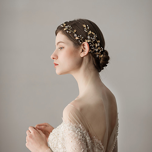 

Alloy Headbands with Flower 1 Piece Wedding / Party / Evening Headpiece