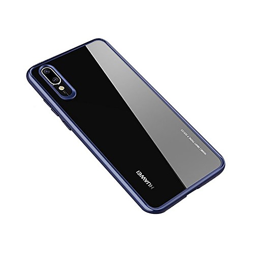 

Case For Huawei Huawei P20 / Huawei P20 Pro / Huawei P20 lite Transparent Back Cover Solid Colored Hard Acrylic