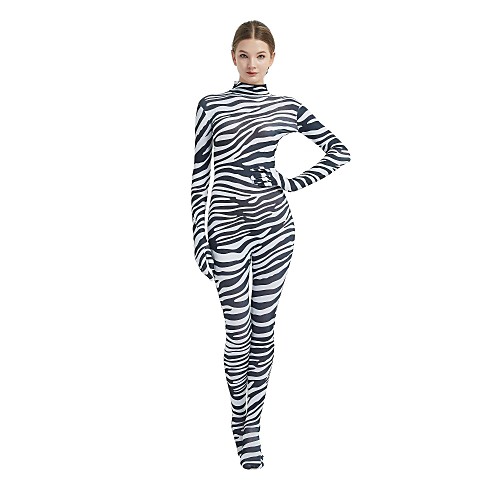 

Patterned Zentai Suits Cosplay Costume Adults' Cosplay Costumes Halloween Carnival Masquerade Zebra