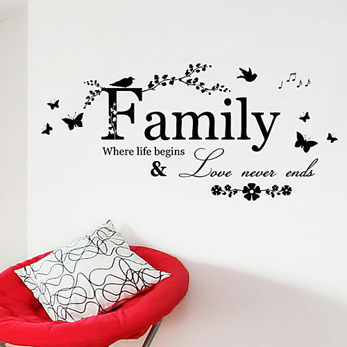 

Decorative Wall Stickers Words Quotes Wall Stickers Characters