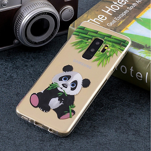 

Case For Samsung Galaxy S9 / S9 Plus / S8 Plus IMD / Pattern Back Cover Panda Soft TPU