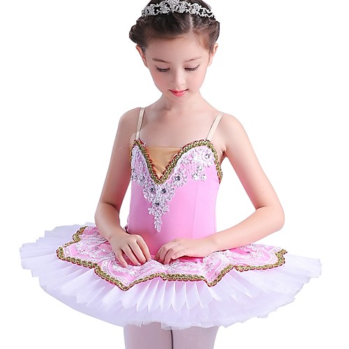 

Ballet Tutus Split Joint Girls' Performance Sleeveless Spandex