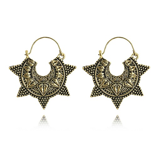 

Women's Drop Earrings 3D Ladies Stylish Classic Earrings Jewelry Gold / Silver For Daily 1 Pair