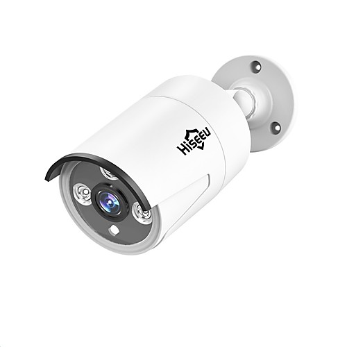 

Hiseeu HD POE 3.0MP 3.6MM Lens IR-Cult Filter IP Camera Mini IP66 Waterproof Outdoor Network Day&Night P2P Motion Detection Camera Support Onvif 2.0 IP Camera