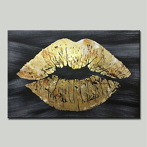 

Oil Painting Hand Painted Horizontal Abstract People Modern Stretched Canvas