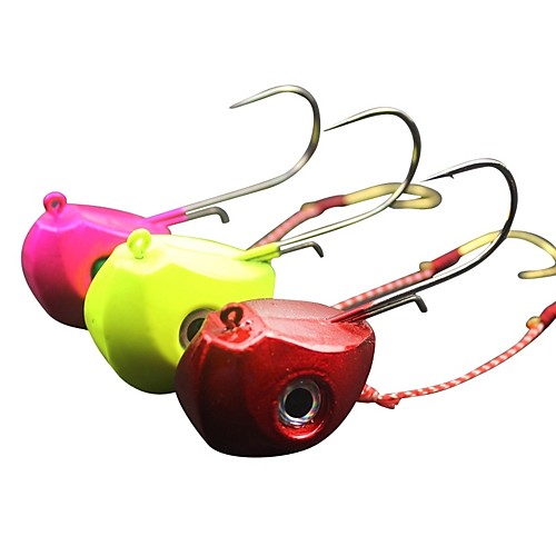 

1 pcs Fishing Hooks Sinking Bass Trout Pike Jig Head Sea Fishing Fly Fishing Bait Casting