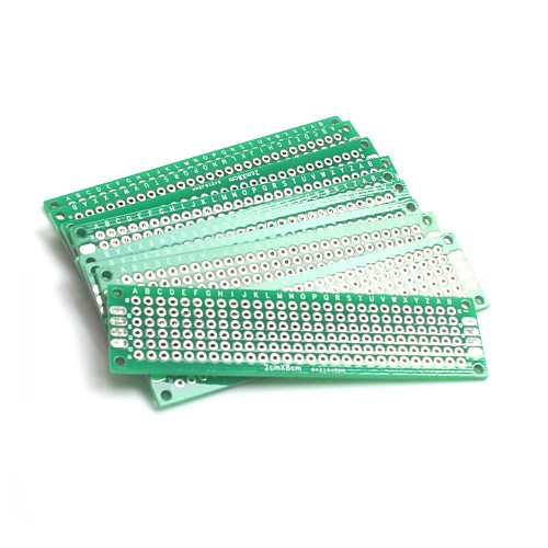 

10pcs Double-Side Prototype PCB Universal Printed Circuit Board Universal PCB Circuit Board (2x8cm)