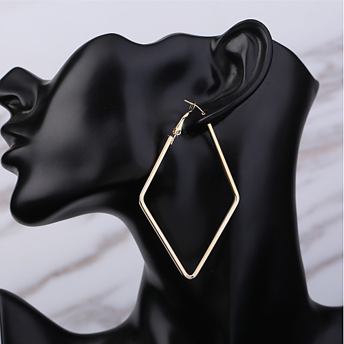 

Women's Hoop Earrings Star Classic Basic Earrings Jewelry Gold For Daily Holiday