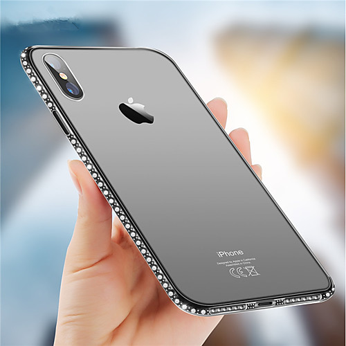 

Phone Case For Apple Back Cover iPhone X iPhone 8 Plus iPhone 8 iPhone 7 Plus iPhone 7 iPhone 6s Plus iPhone 6s iPhone 6 Plus iPhone 6 Rhinestone Glitter Shine Soft TPU