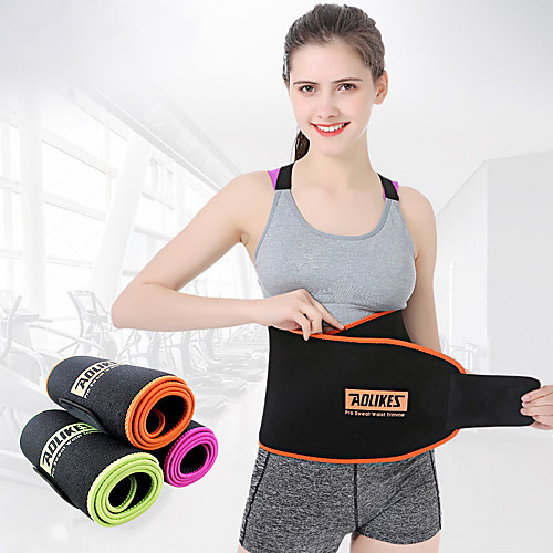 

Waist Trimmer / Sauna Belt 1 pcs Sports Nylon Gym Workout Exercise & Fitness Workout Adjustable Sweat-wicking Breathable Weight Loss Tummy Fat Burner For Unisex