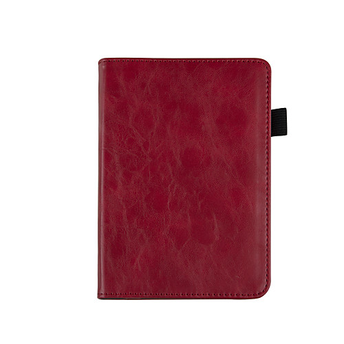 

Phone Case For BLU Full Body Case Leather kobo clara HD with Stand Auto Sleep / Wake Up Solid Color Hard PU Leather