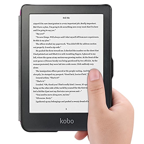 

Кейс для Назначение KOBO kobo clara HD со стендом / Магнитный Чехол Однотонный Твердый Кожа PU для kobo clara HD
