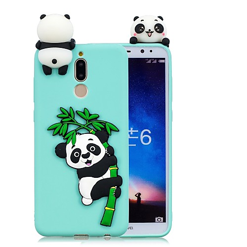 

Кейс для Назначение Huawei Mate 10 lite / Mate 10 Своими руками Кейс на заднюю панель Панда Мягкий ТПУ для Mate 10 / Mate 10 lite
