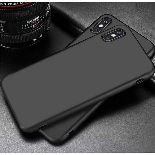 

Case For Apple iPhone X / iPhone 8 Plus / iPhone 8 Frosted Back Cover Solid Colored Soft TPU